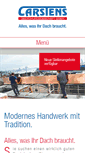 Mobile Screenshot of carstens-dach.de